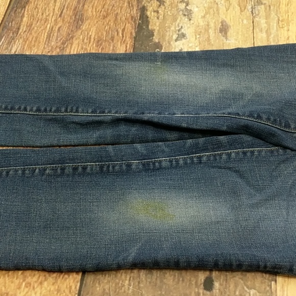 Levi's 511 Premium Denim Blue Jeans Big E Leather Patch 27" Waist 29" Inseam - Picture 8 of 8